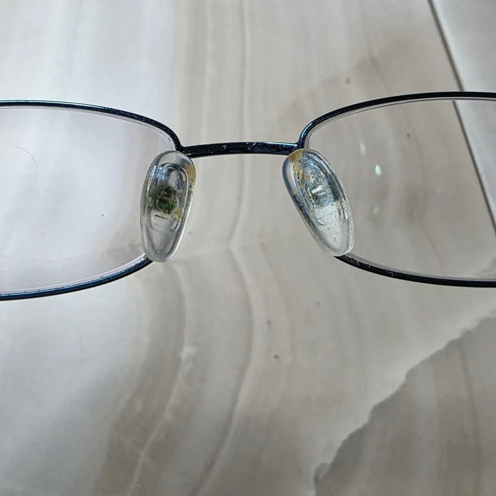 Zenni Optical 411516 Blue Rectangular Frames Only Full‎ Rim Frame with Case D1